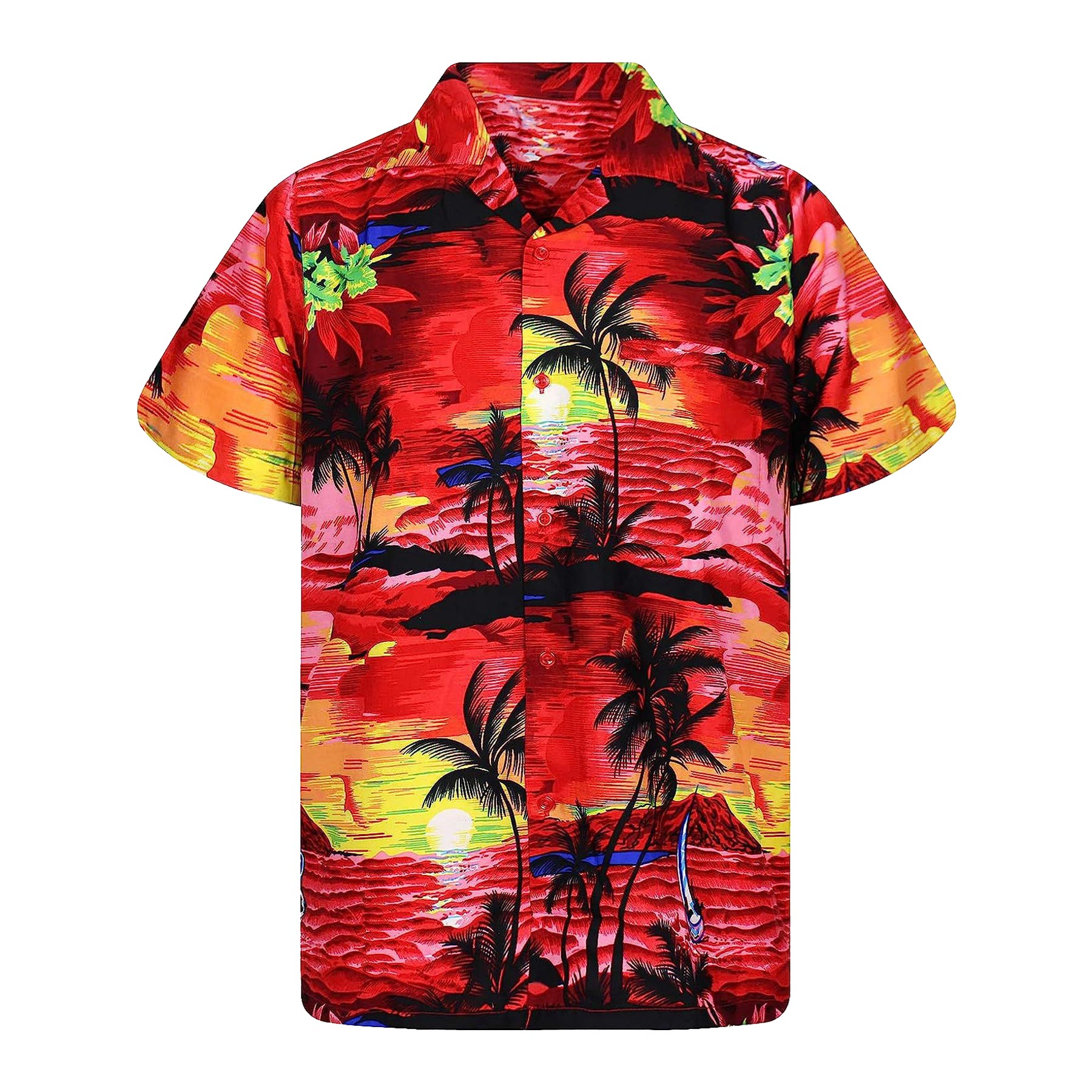 Mens Hawaiian Short Sleeve Shirt 10