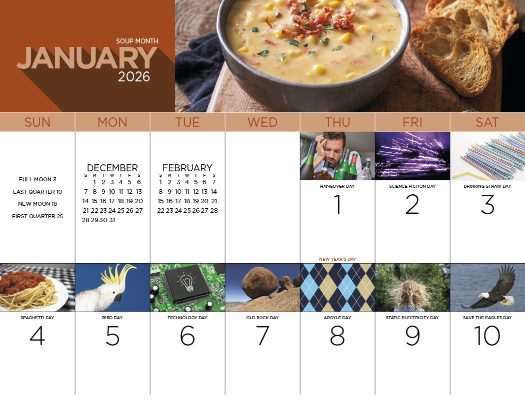 Good Value™ National Day - Spiral Calendar 9