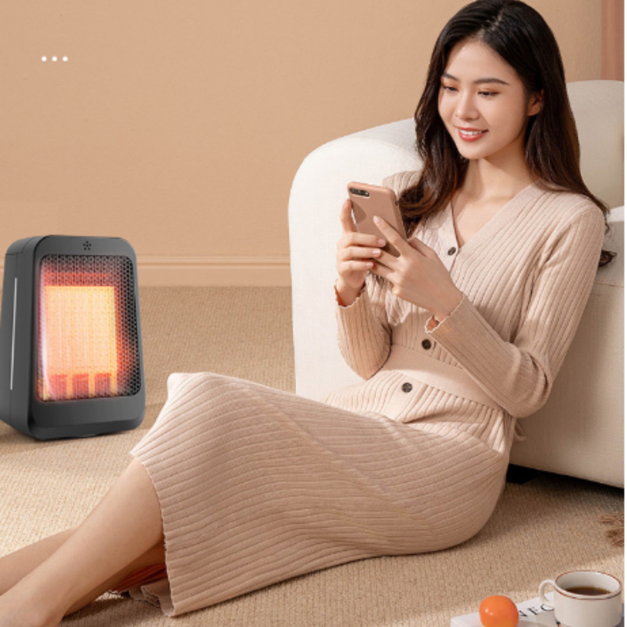 Mini Desk Heater Fan 4