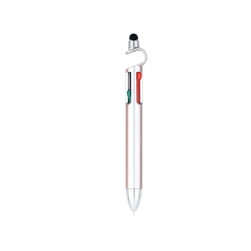 Tri-Color Pen with Stylus and C-Phone Holder 6