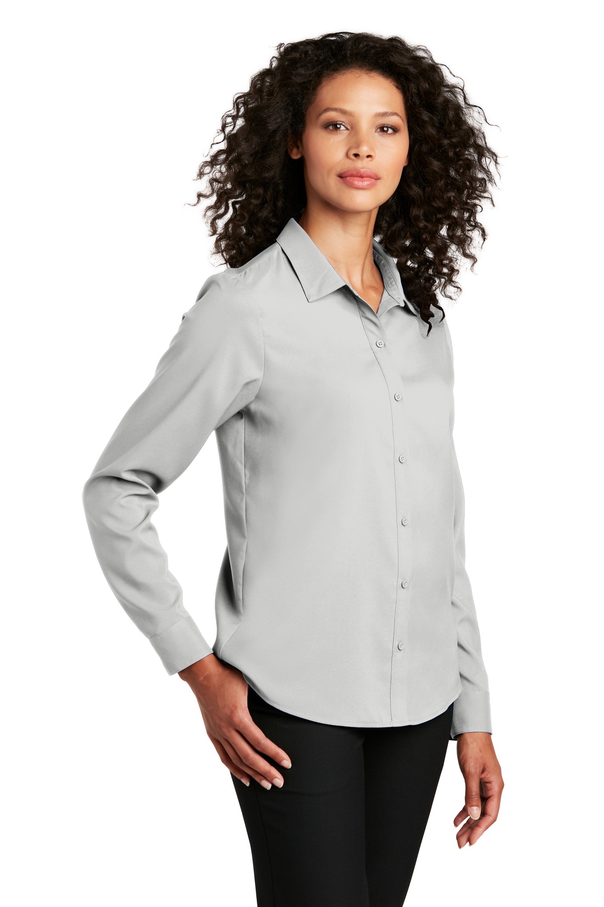 Port Authority Women's Long Sleeve Performance Staff Shirt LW401 40