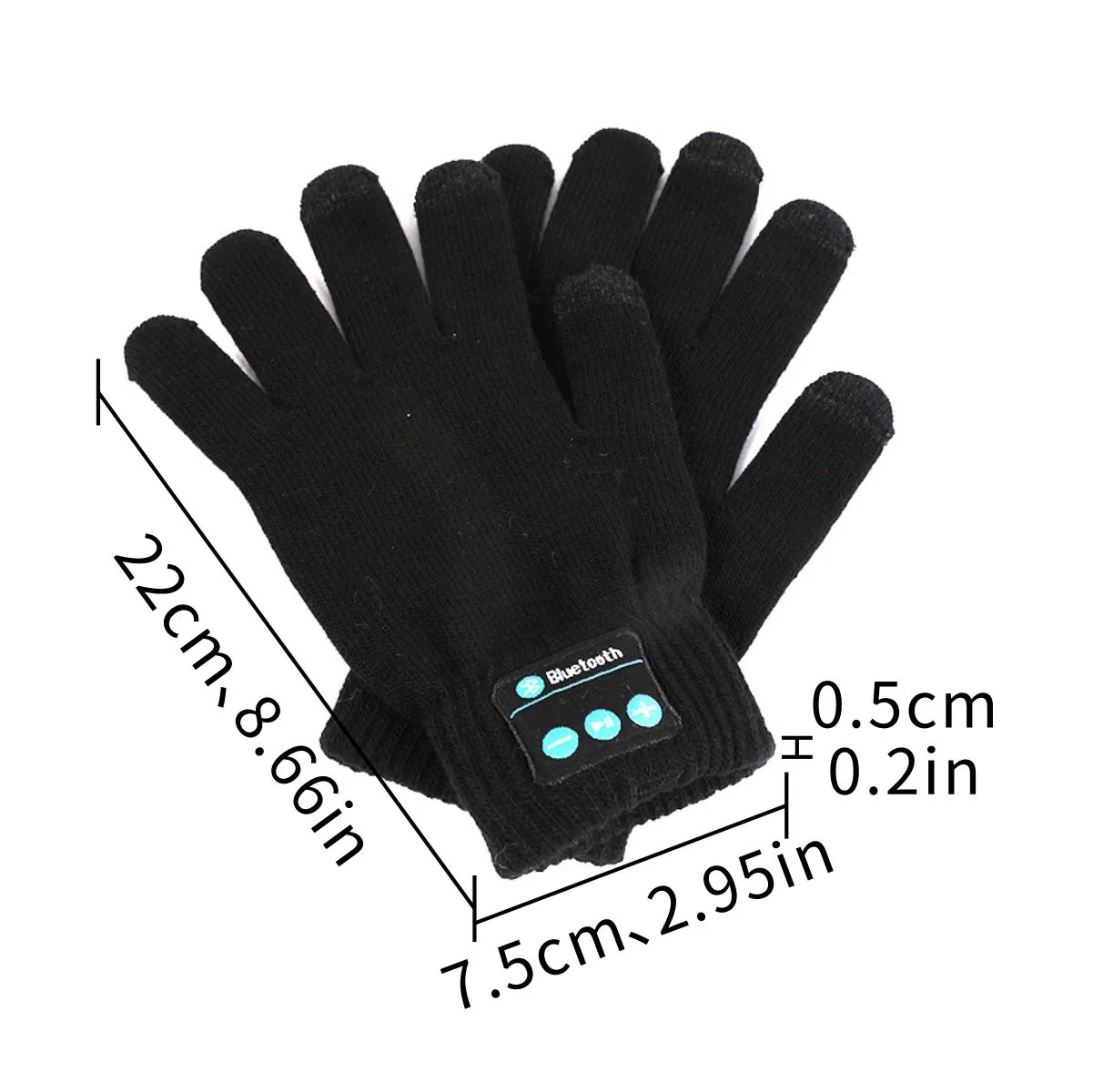 Bluetooth Touchscreen Gloves Wireless Call Music 7