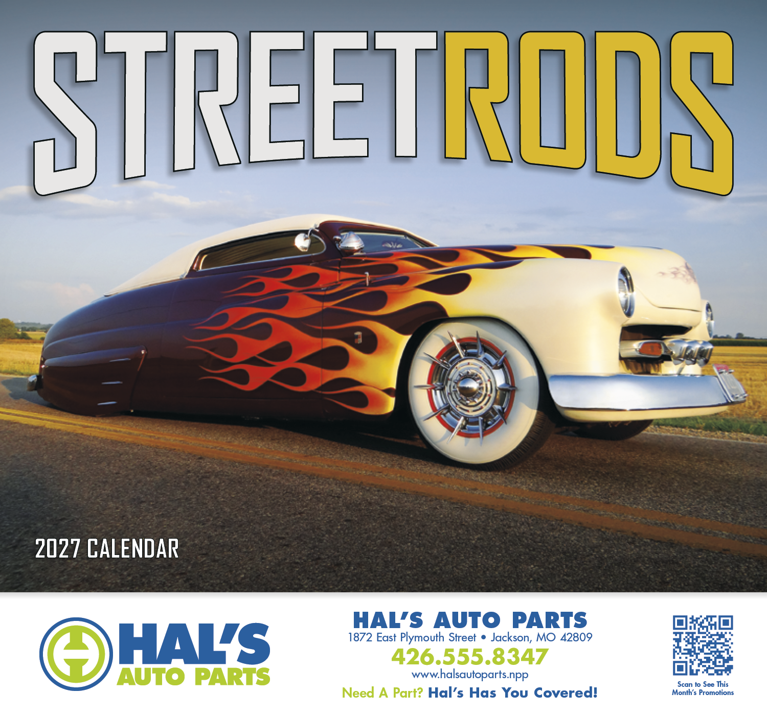 HotLine® Products Street Rod Fever Appointment Calendar - Stapled 47