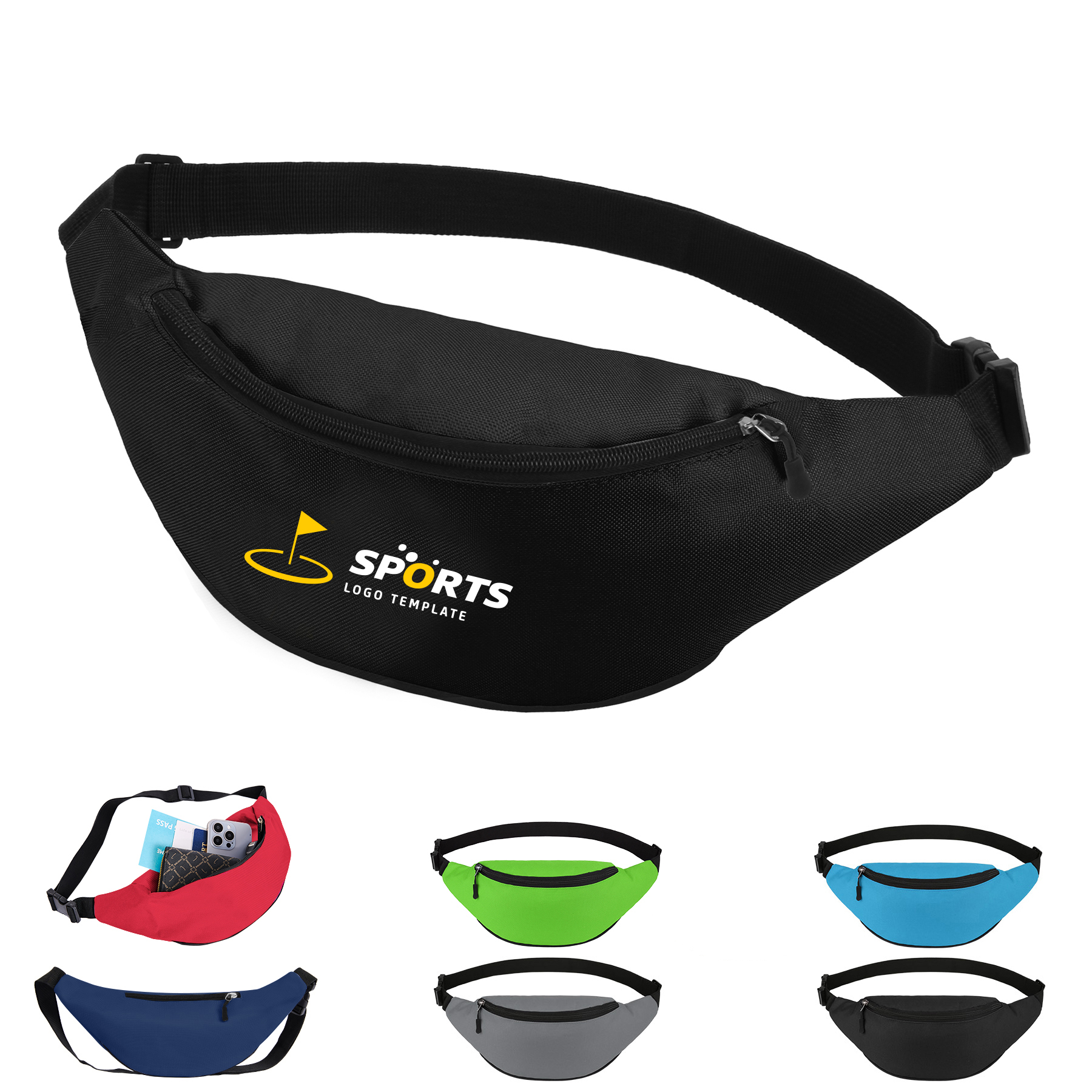 Large Capacity Hipster Outdoor Fanny Pack 11