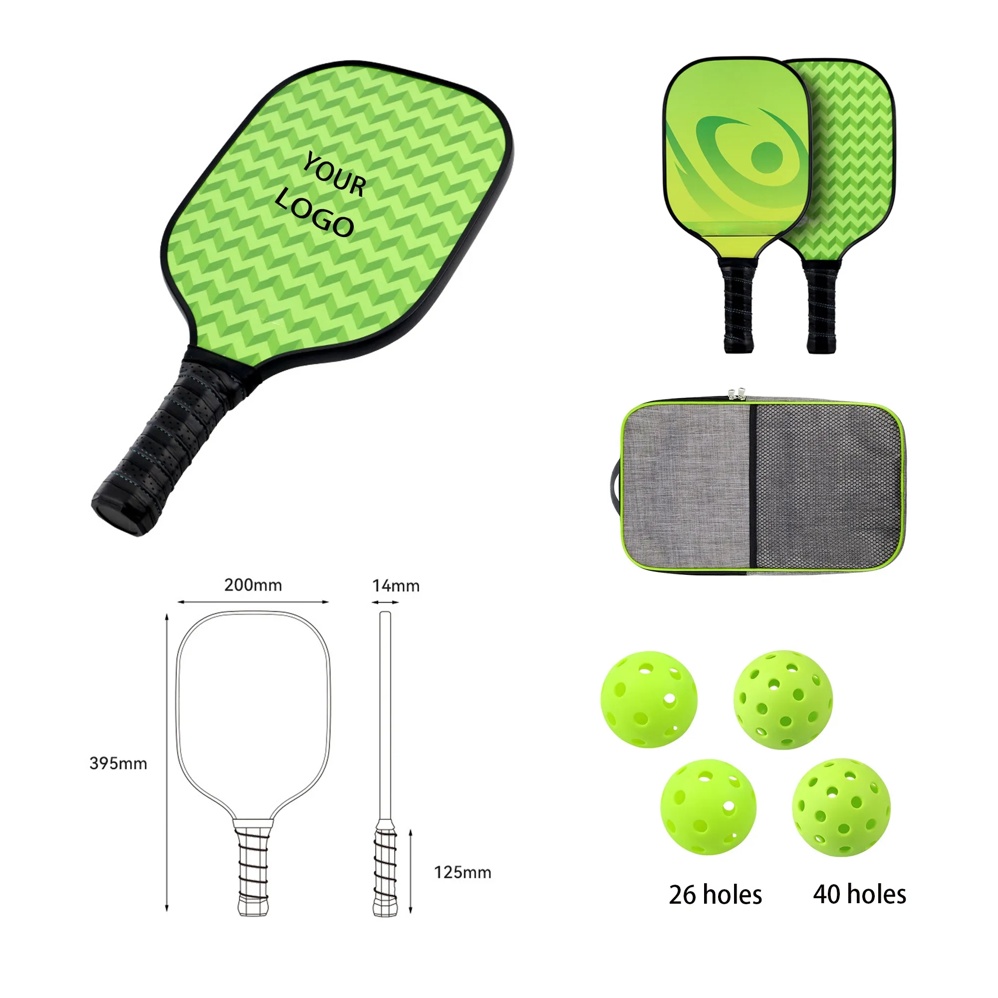 Pickleball Racket Set 6
