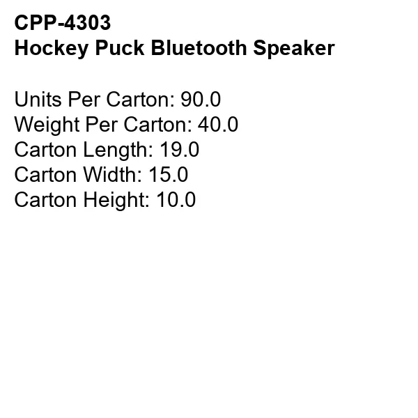 Hockey Puck Bluetooth Speaker 11