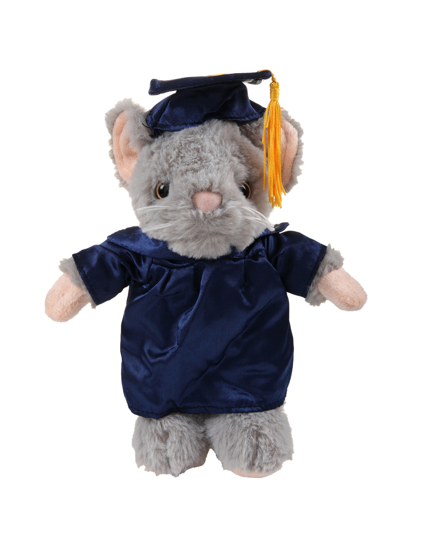soft plush Mouse with graduation cap &gown 3