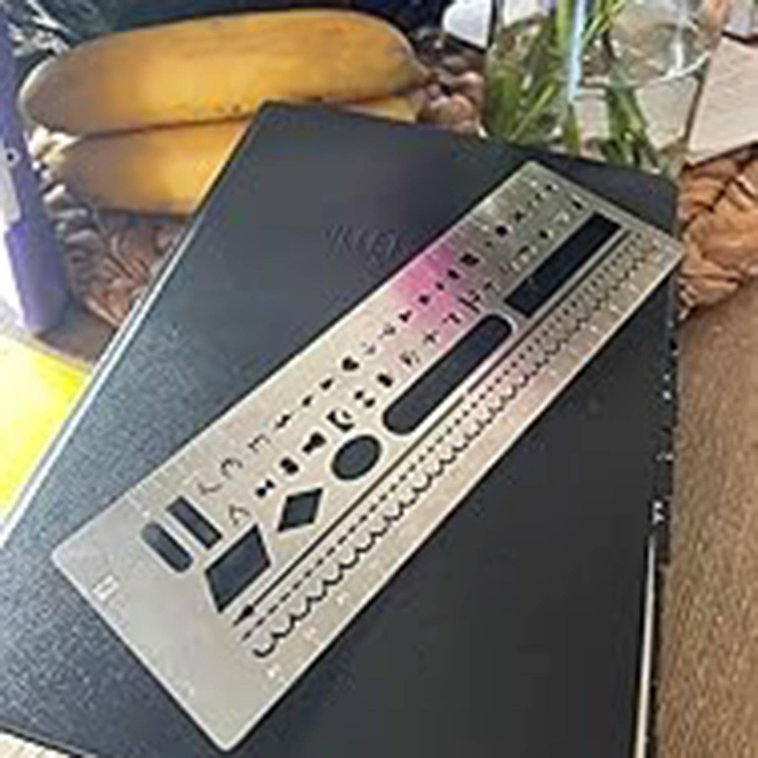 Metal Stencil Bookmark 4
