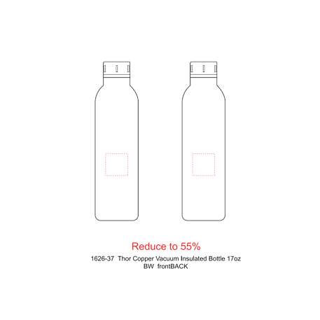 Thor Copper Vacuum Insulated Bottle 17oz 22