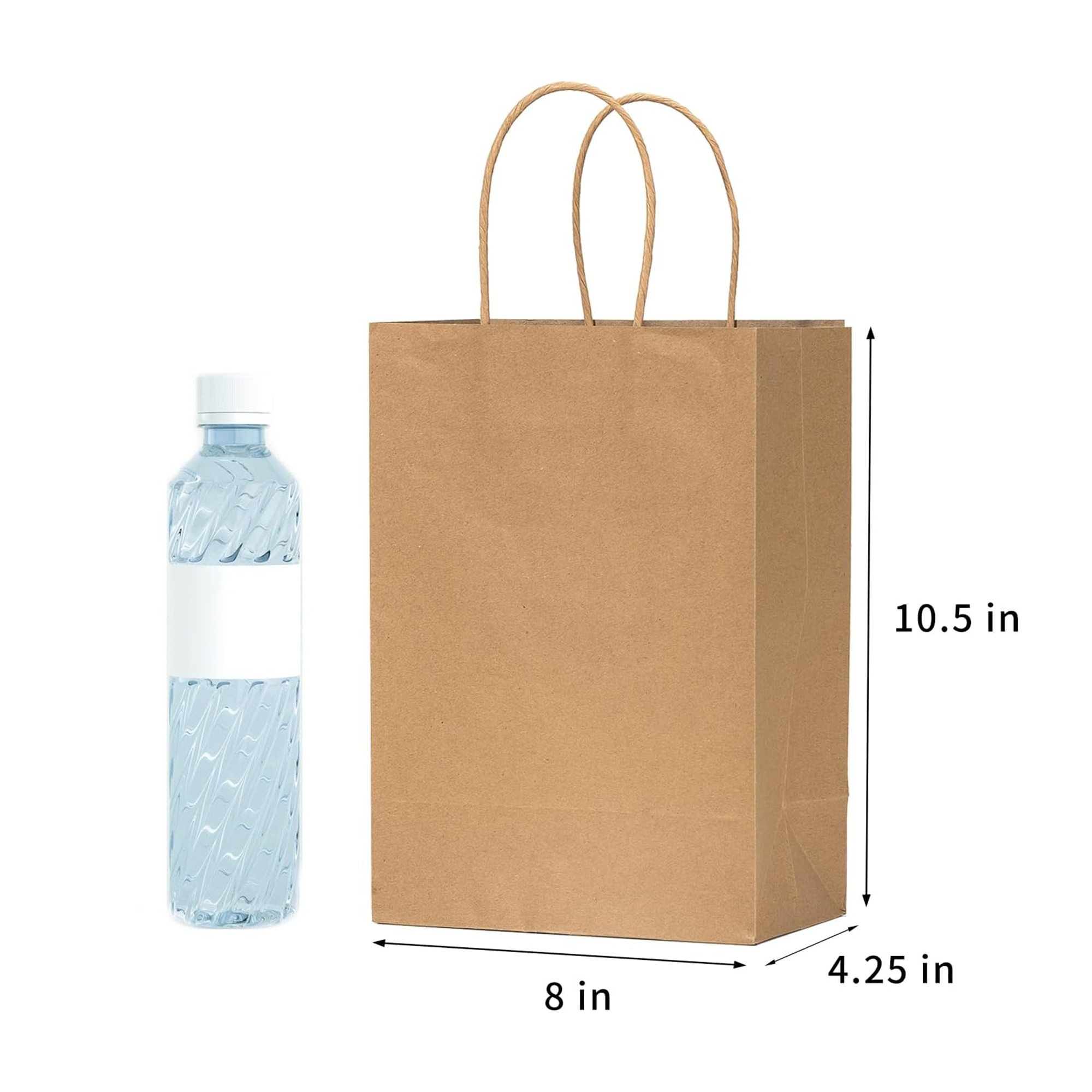 Small Brown Paper Bags With Handles 3