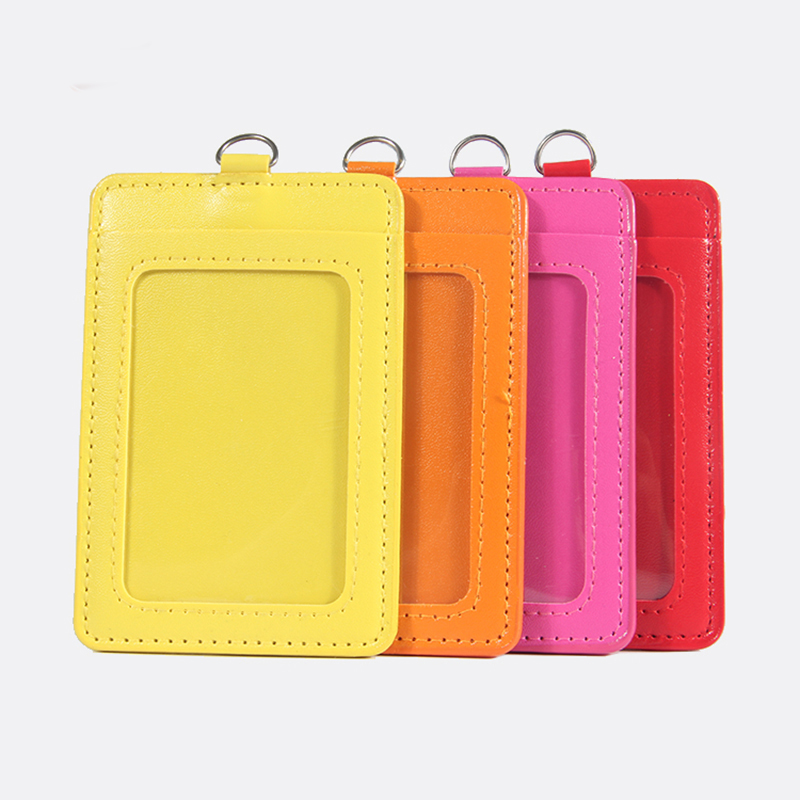 PU Leather ID Badge Holder 4