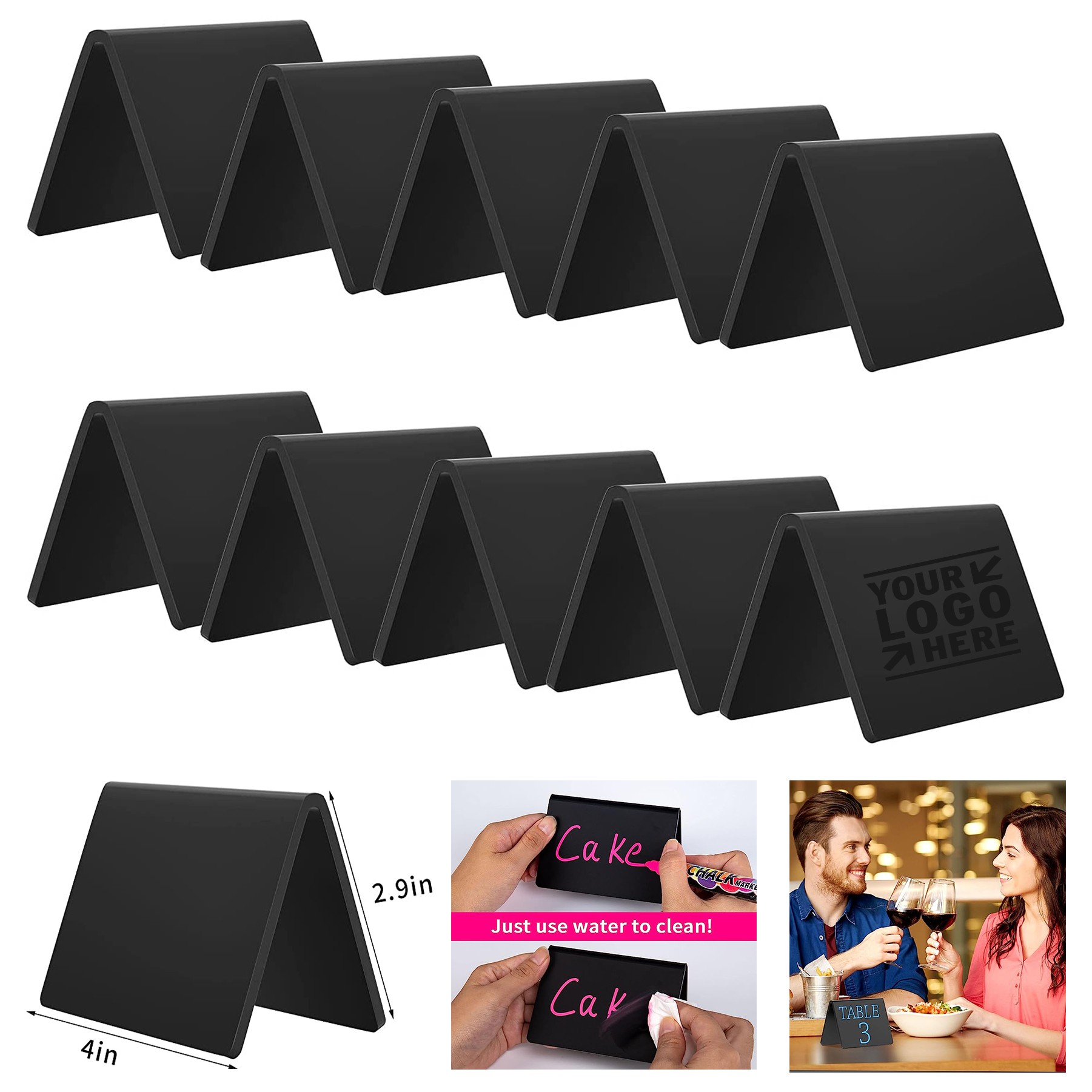 Acrylic Mini Chalkboard Signs for Food 2