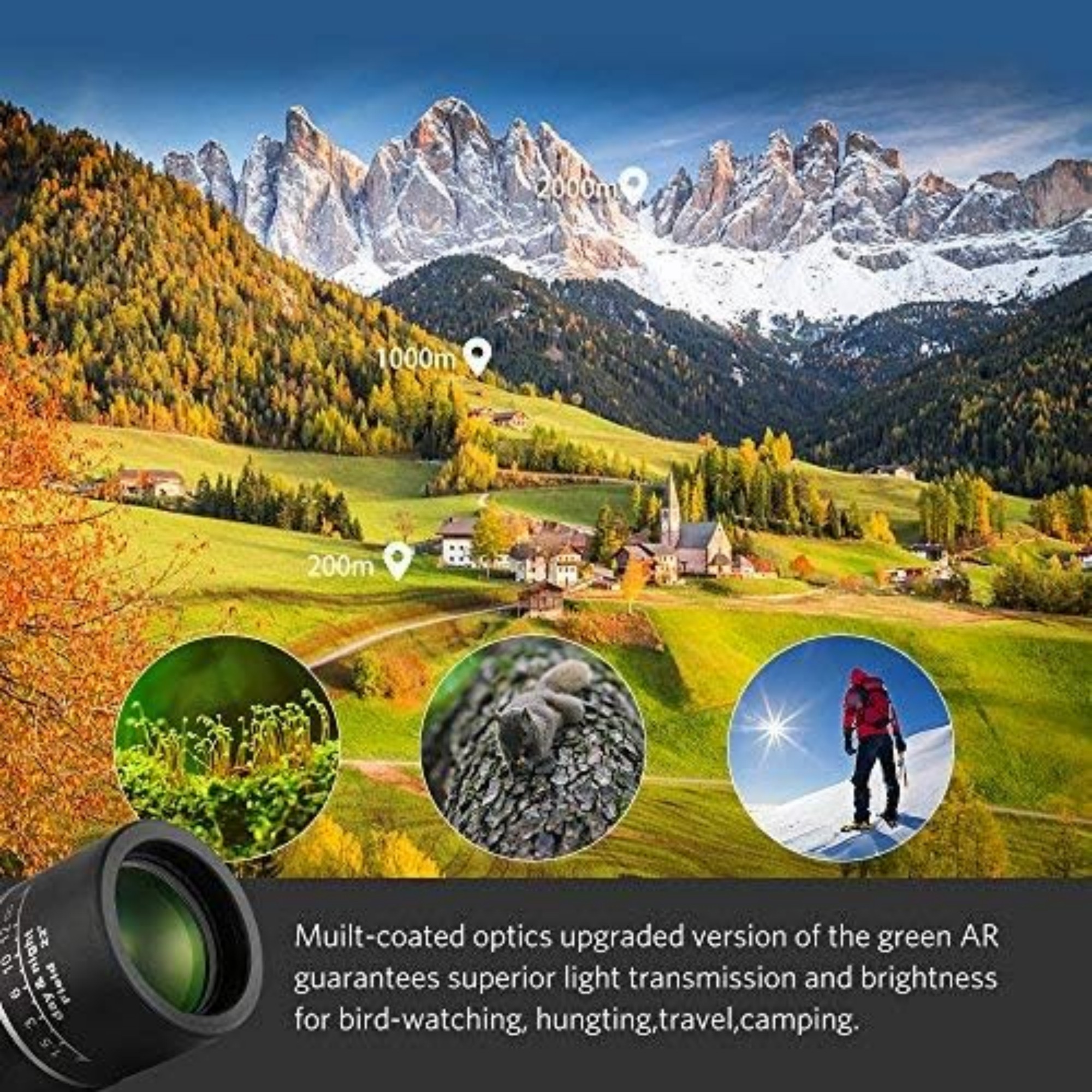16X52 Mini Monocular Telescope 2