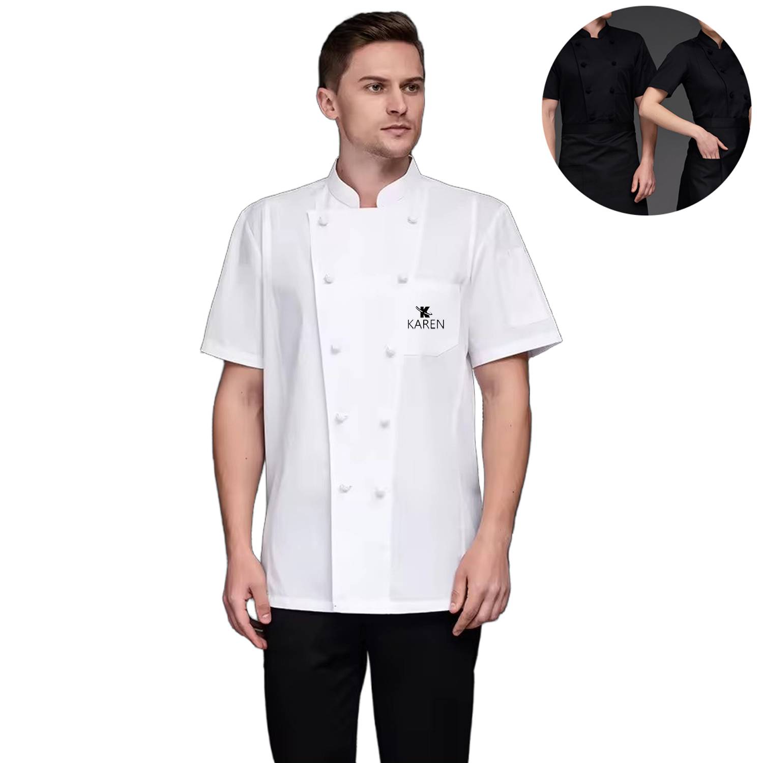 Cotton Chef'S Uniform 2