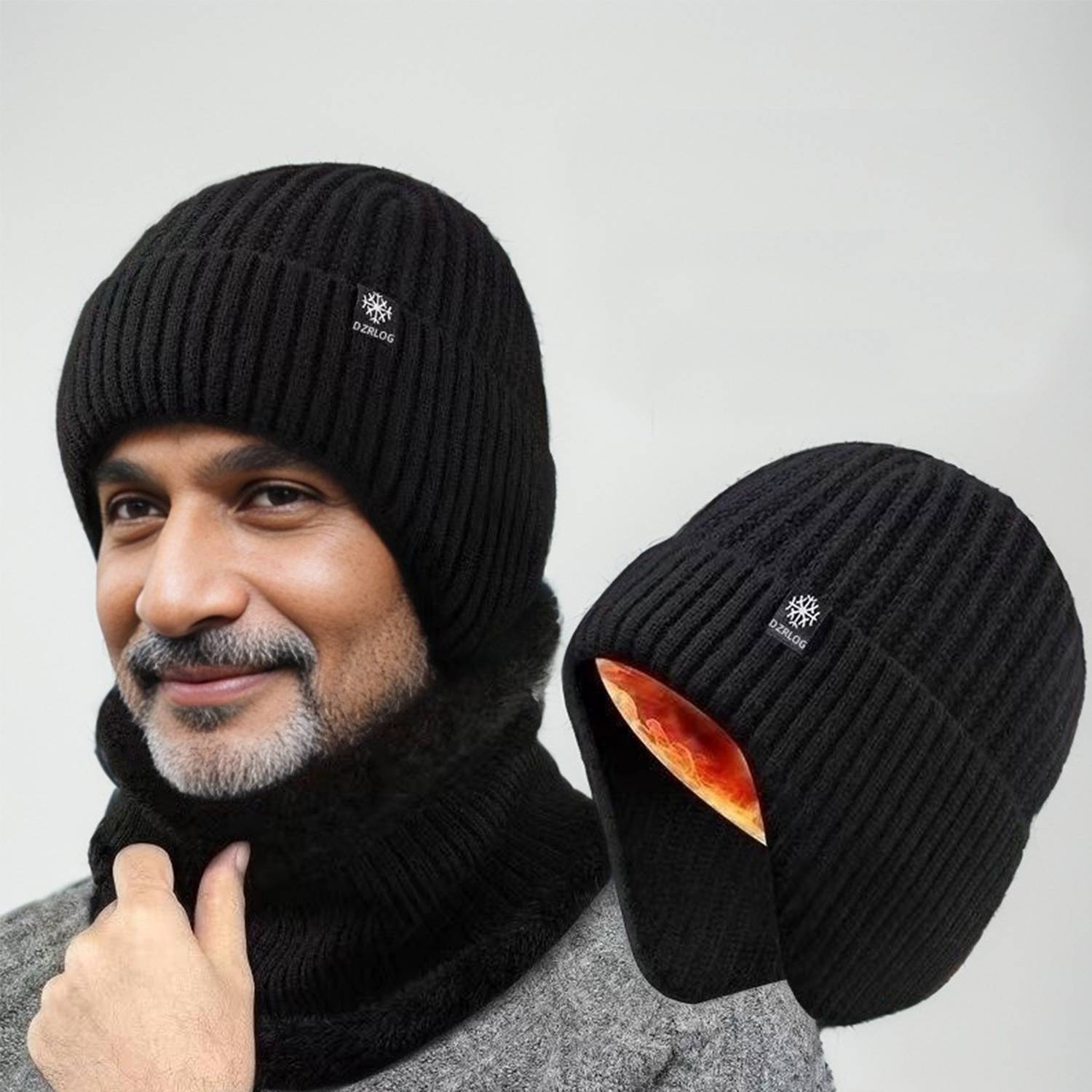 Winter Warm Ear Protection Custom Men's Hats 7