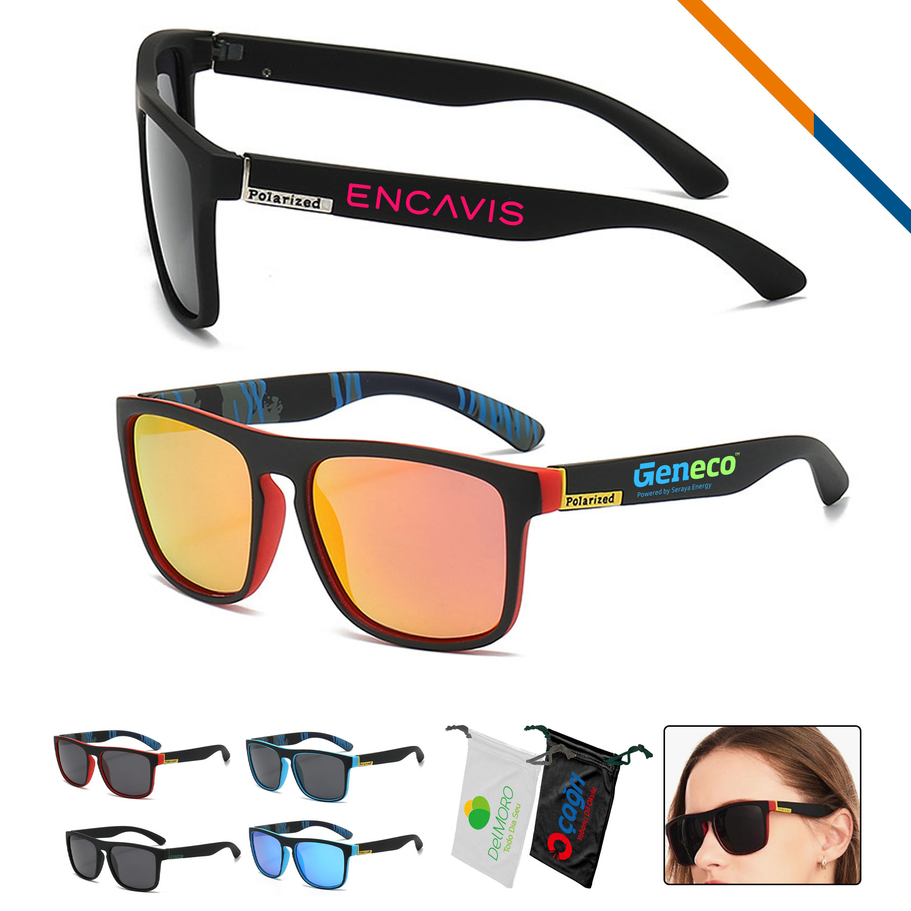 Mamie Two Tone Polarized Sunglasses 2
