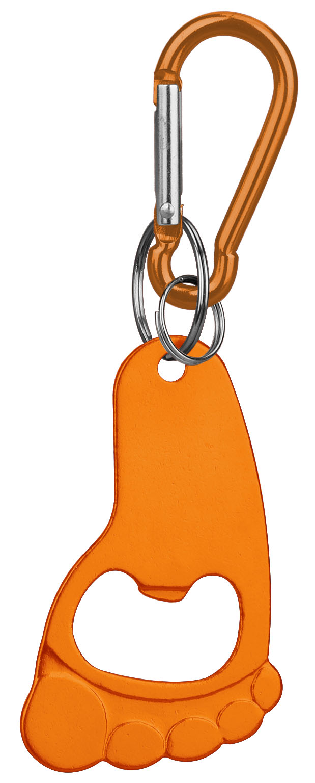 Foot Shaped Bottle Opener Key Holder and Carabiner 5