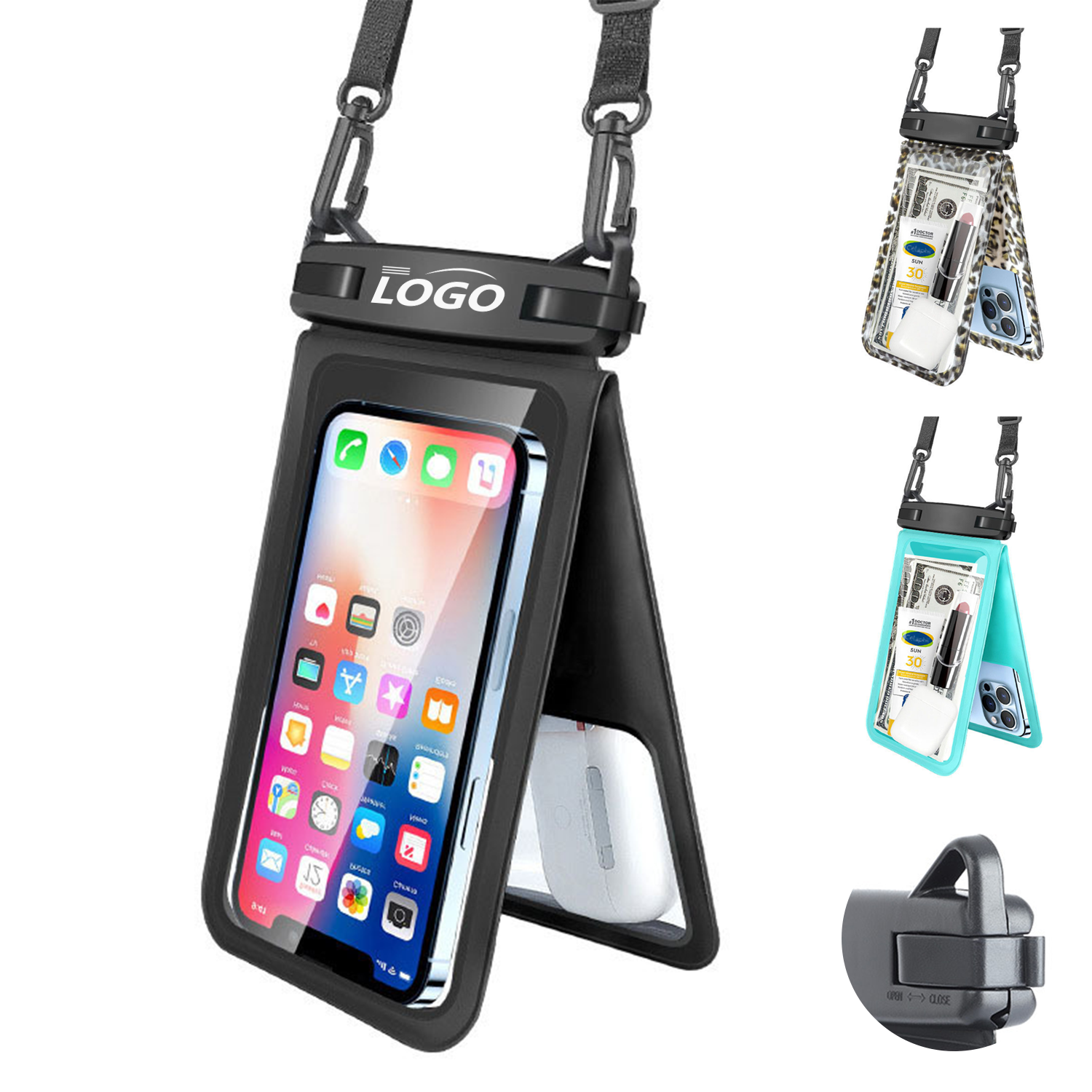 6.7-Inch Waterproof Phone Pouch, Dual Design 1