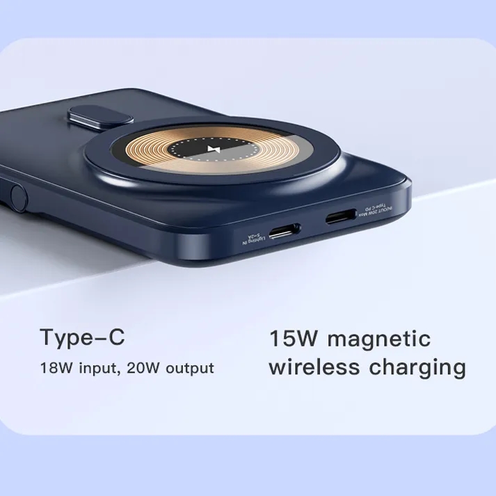 Wireless Portable Charger 10000mAh Magnetic Power Bank PD20W 3