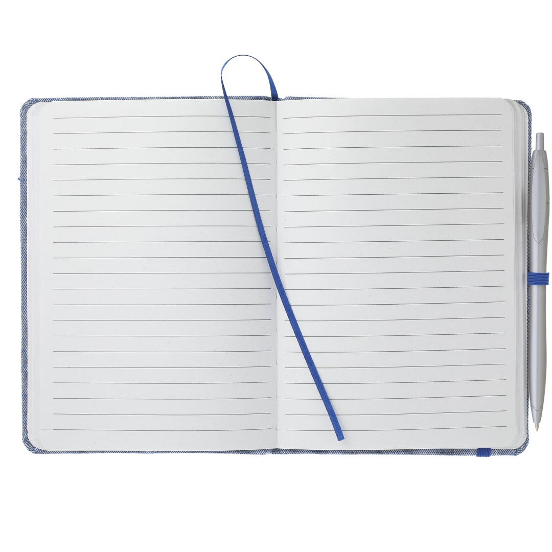FSC® Mix 5" x 7" Recycled Cotton Bound Notebook 63