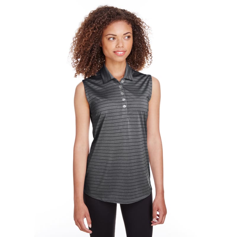 Puma Golf Ladies' Rotation Stripe Sleeveless Polo 3