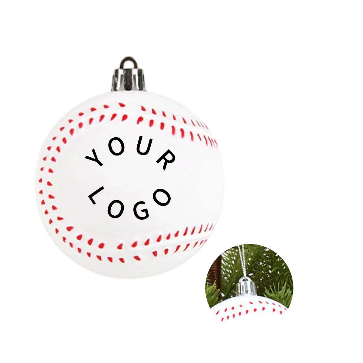 Baseball Ball Ornament for Holidays 4