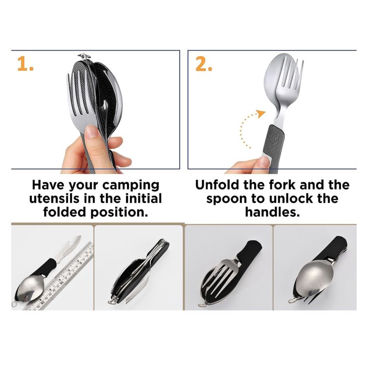 4-in-1 Camping Utensils Combo Set 3