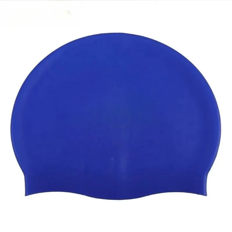 Solid Solor Silicone Swim Cap 5