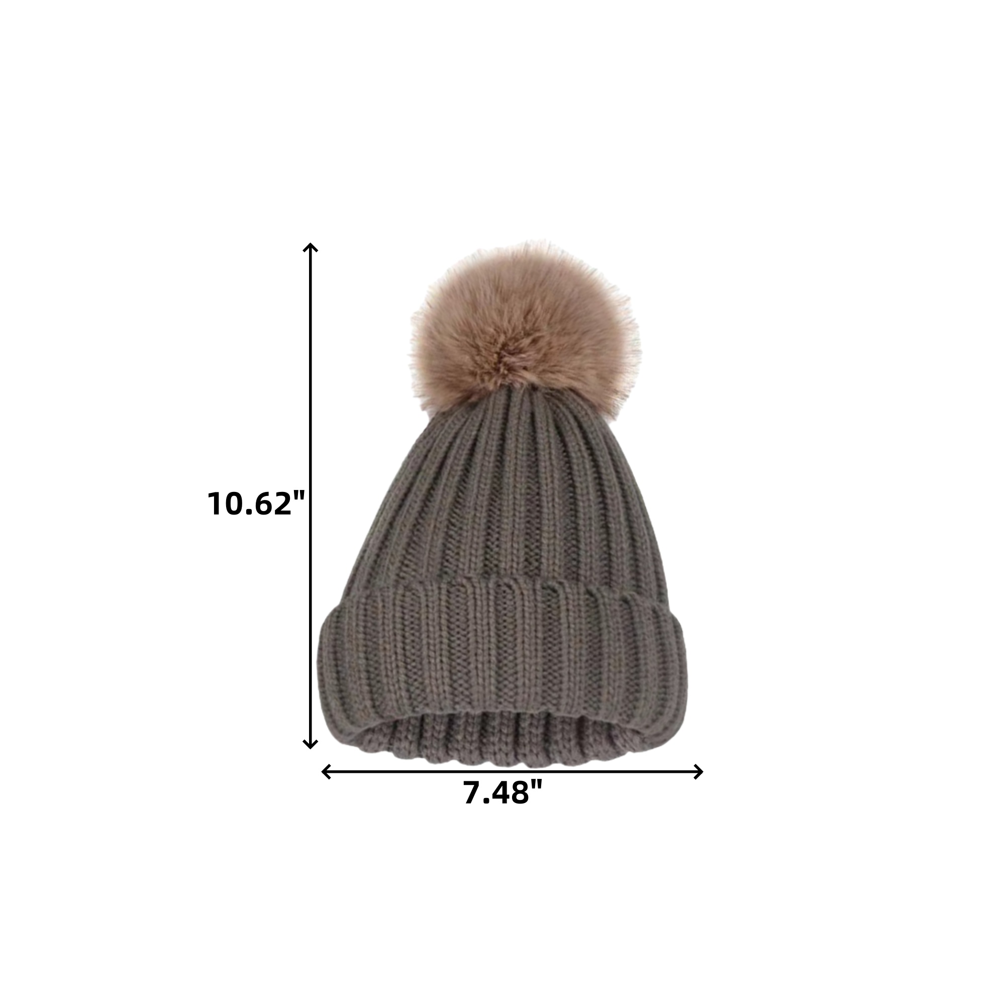 Winter Pompom Beanie Hat 3