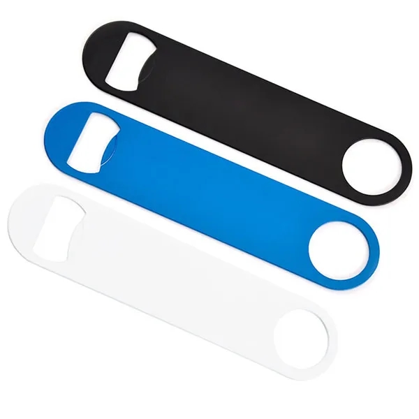 Paddle Style Powder Coated Stainless Steel Bottle Opener 6