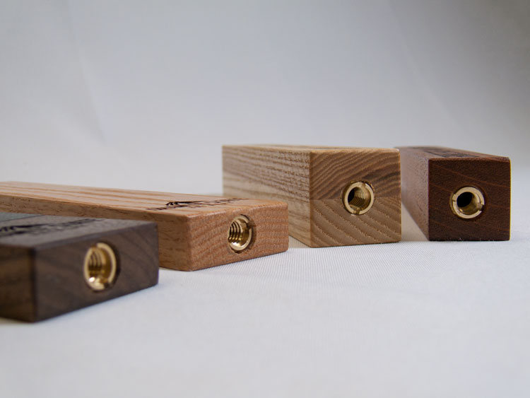 Wooden Rectangle Beer Tap Handle with Chalk Surface