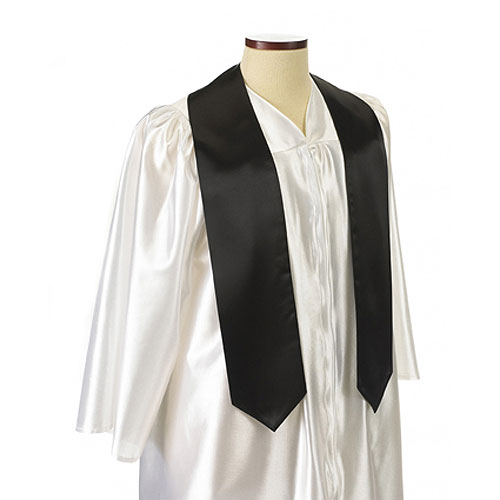 Black 60" Graduation Stole 1