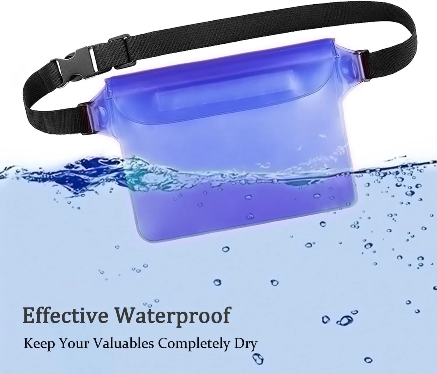 Waterproof Pouch with Adjustable Waist Strap 1