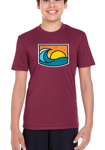 3.8 oz 100% Polyester Interlock with Moisture-Wicking Protection 85