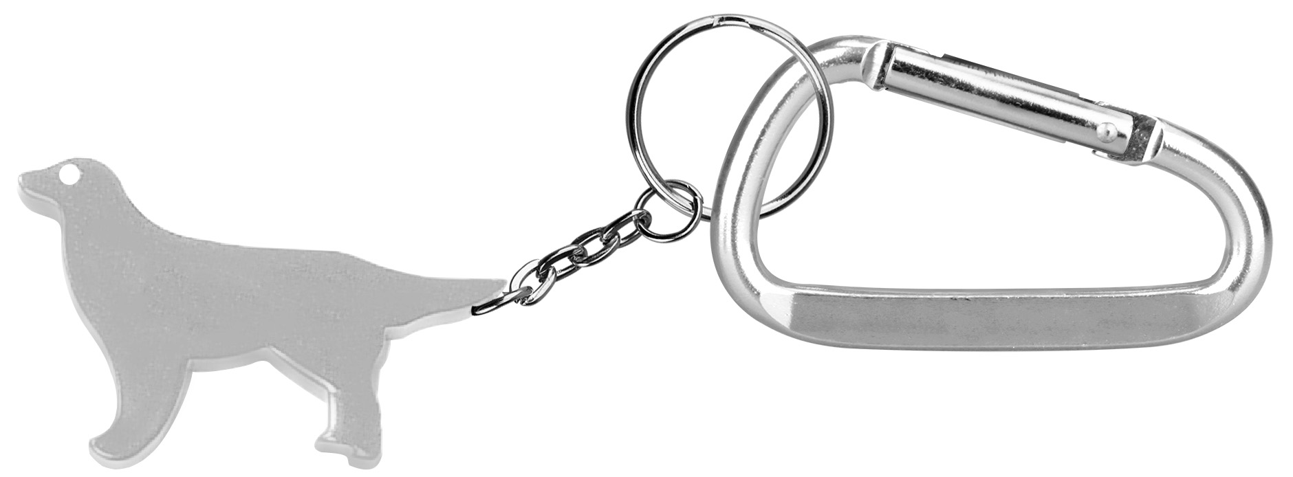 Dog Shape Bottle Opener Key Chain & Carabiner 4
