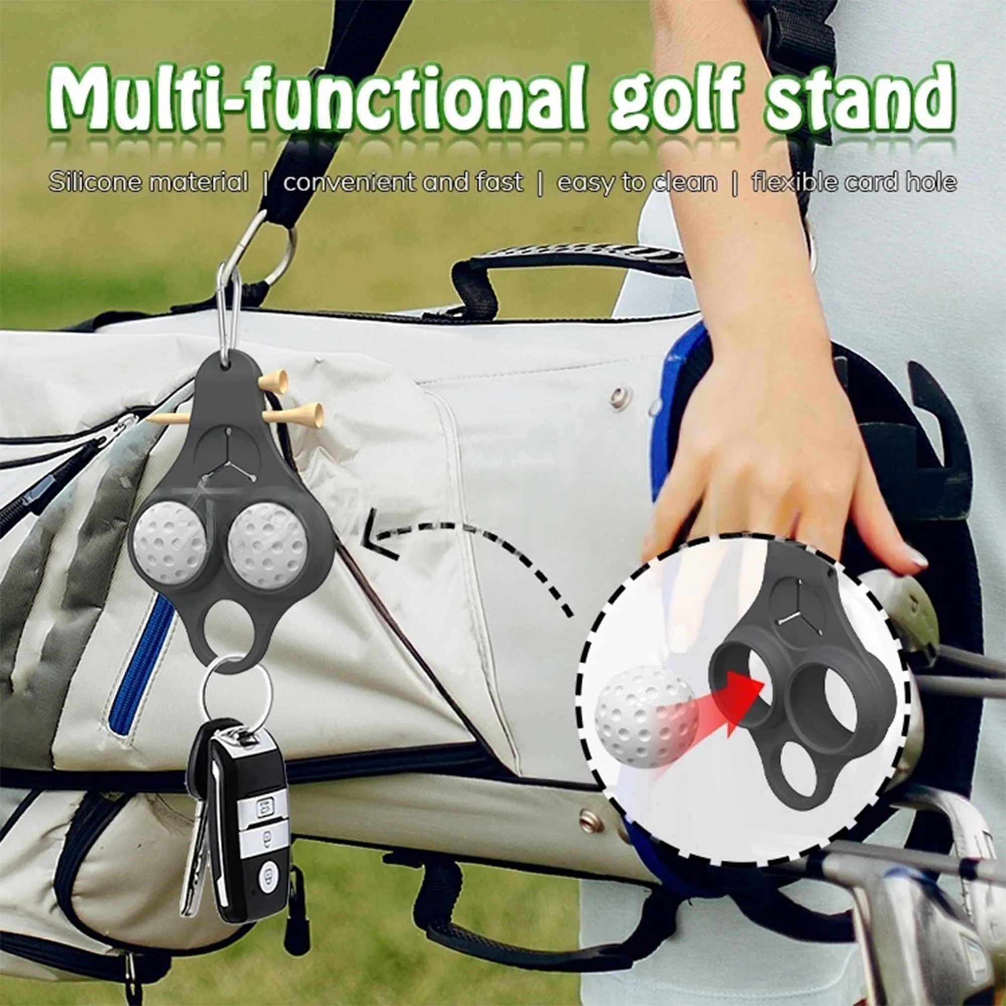 Portable Silicone Golf Ball Storage Rack 8