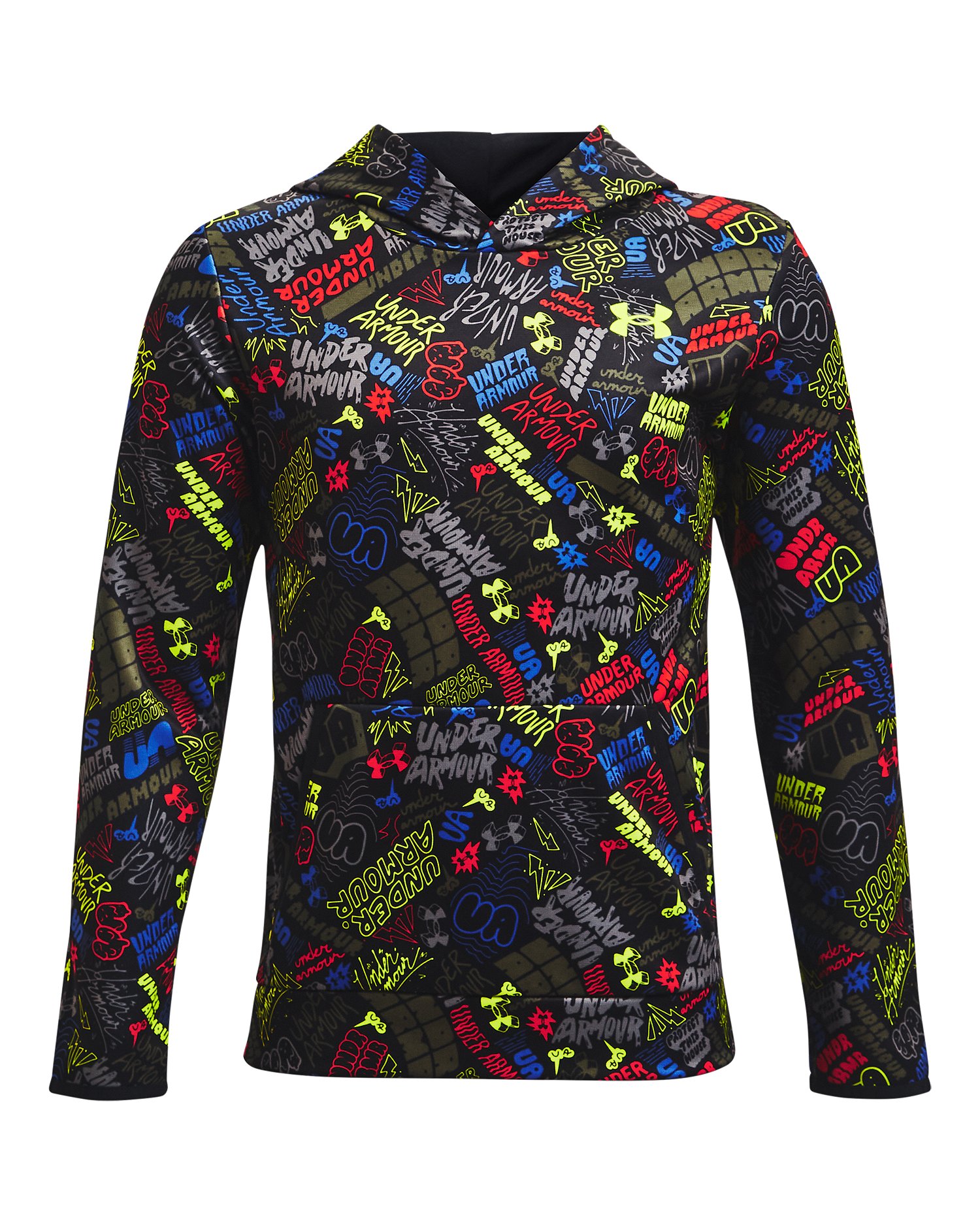 Boys' Armour Fleece Scribble Hoodie  2