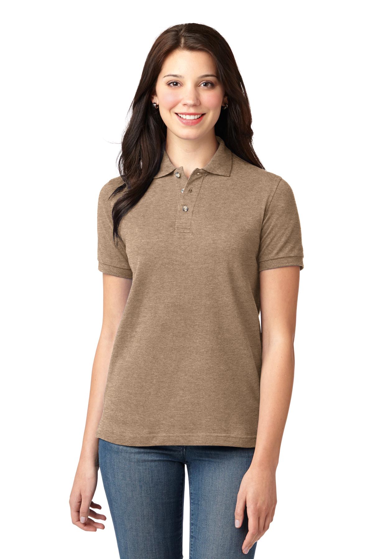 Port Authority Women's Heavyweight Cotton Pique Polo. L420 14