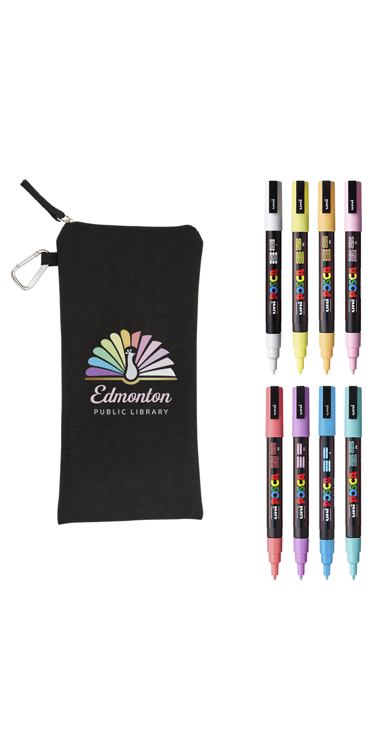 POSCA 8 Piece Soft Marker Set with Bag - Fine 34