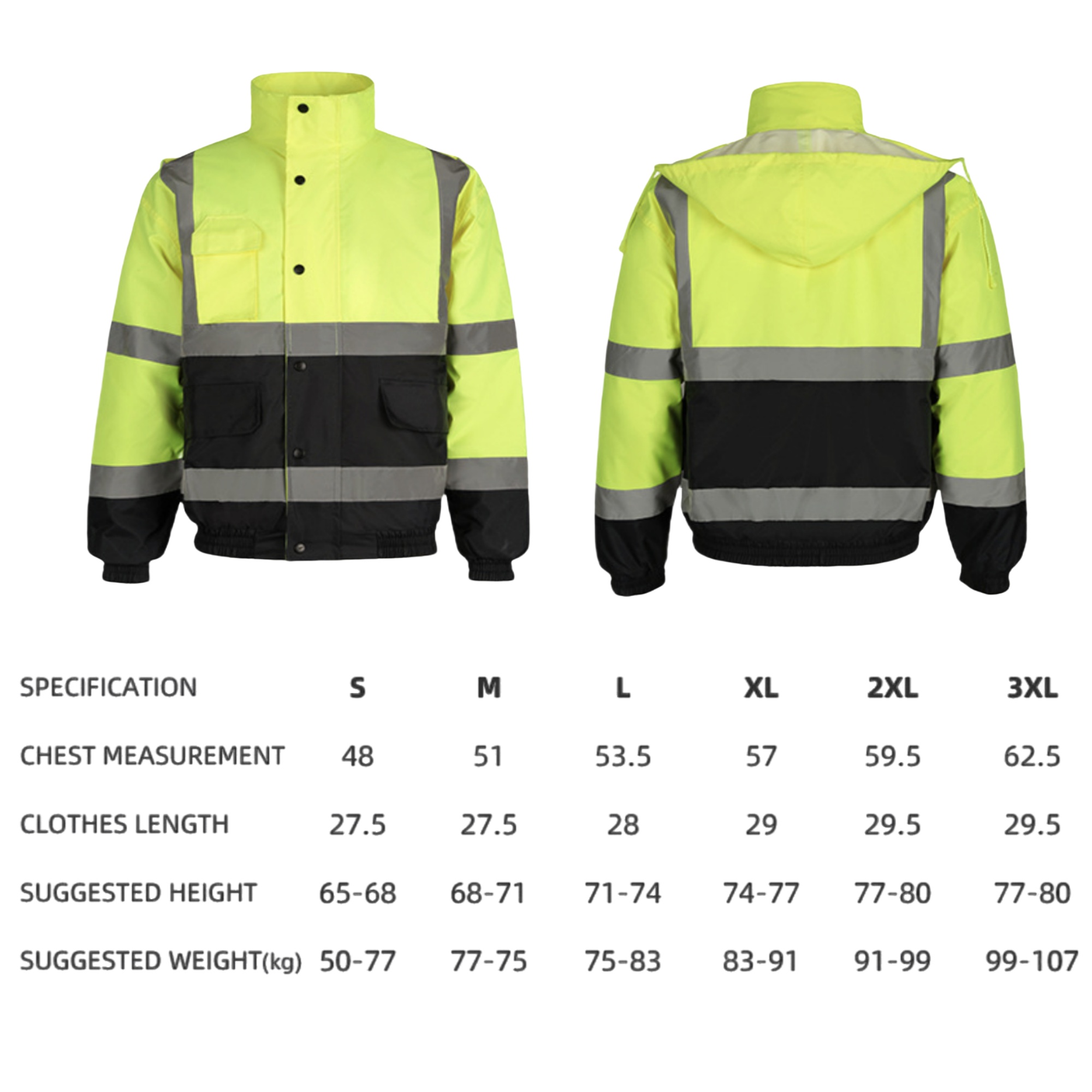 Winter Safety Bomber Jacket 2