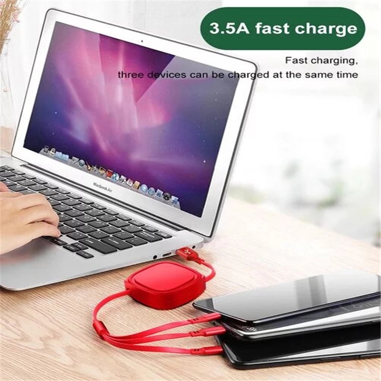 3-In-1 Retractable Charging Cable 3