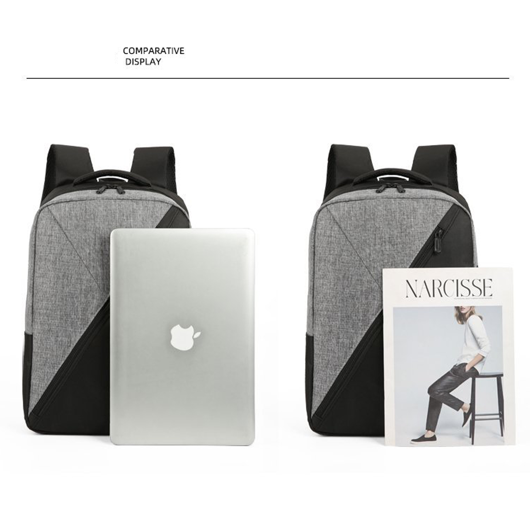 3-in-1 Business Laptop Backpack Set with USB Charging Port 6