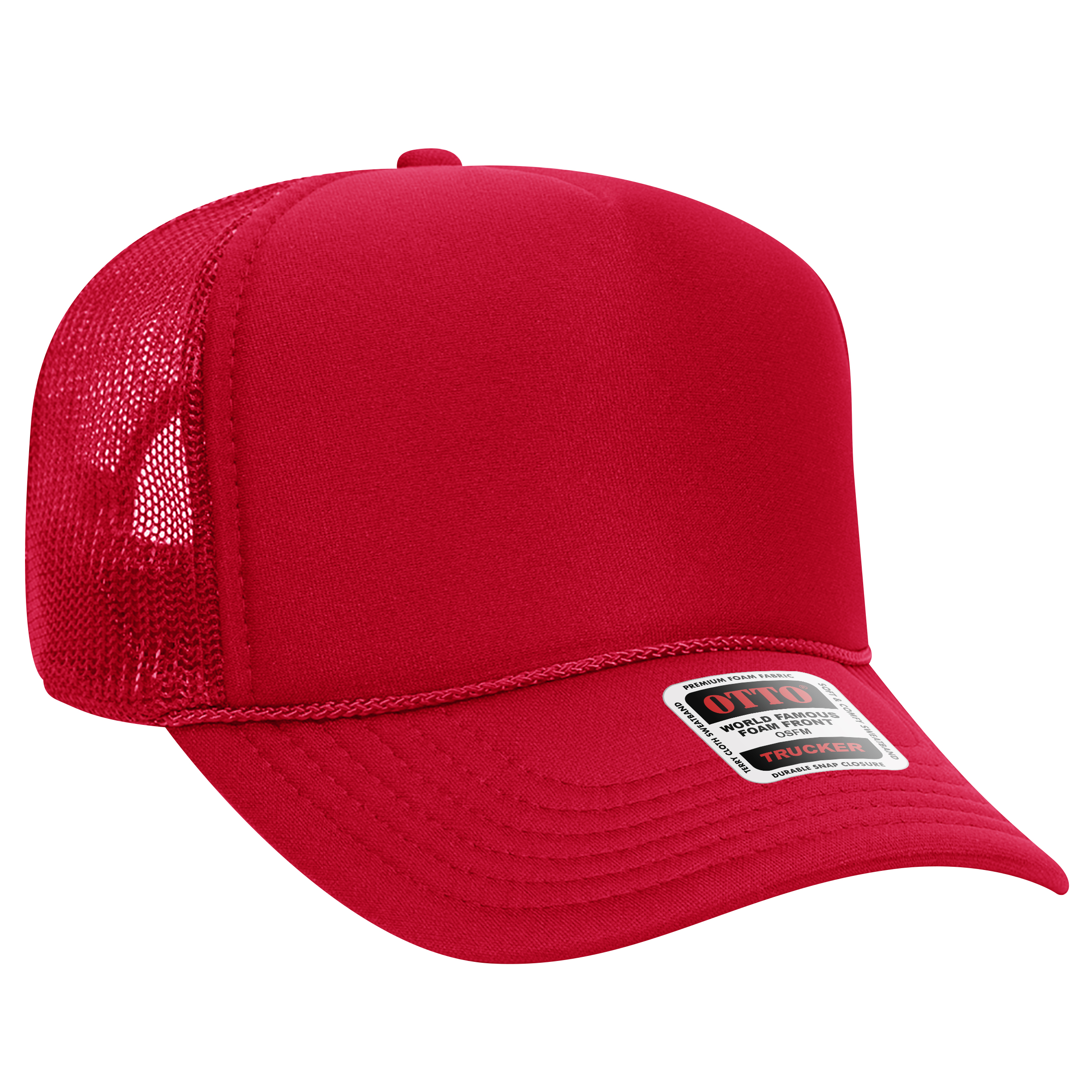 OTTO CAP® 5 Panel Mid Profile Mesh Back Trucker Hat 54