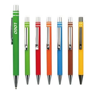 Metal Push Click Action Ballpoint Pen 8