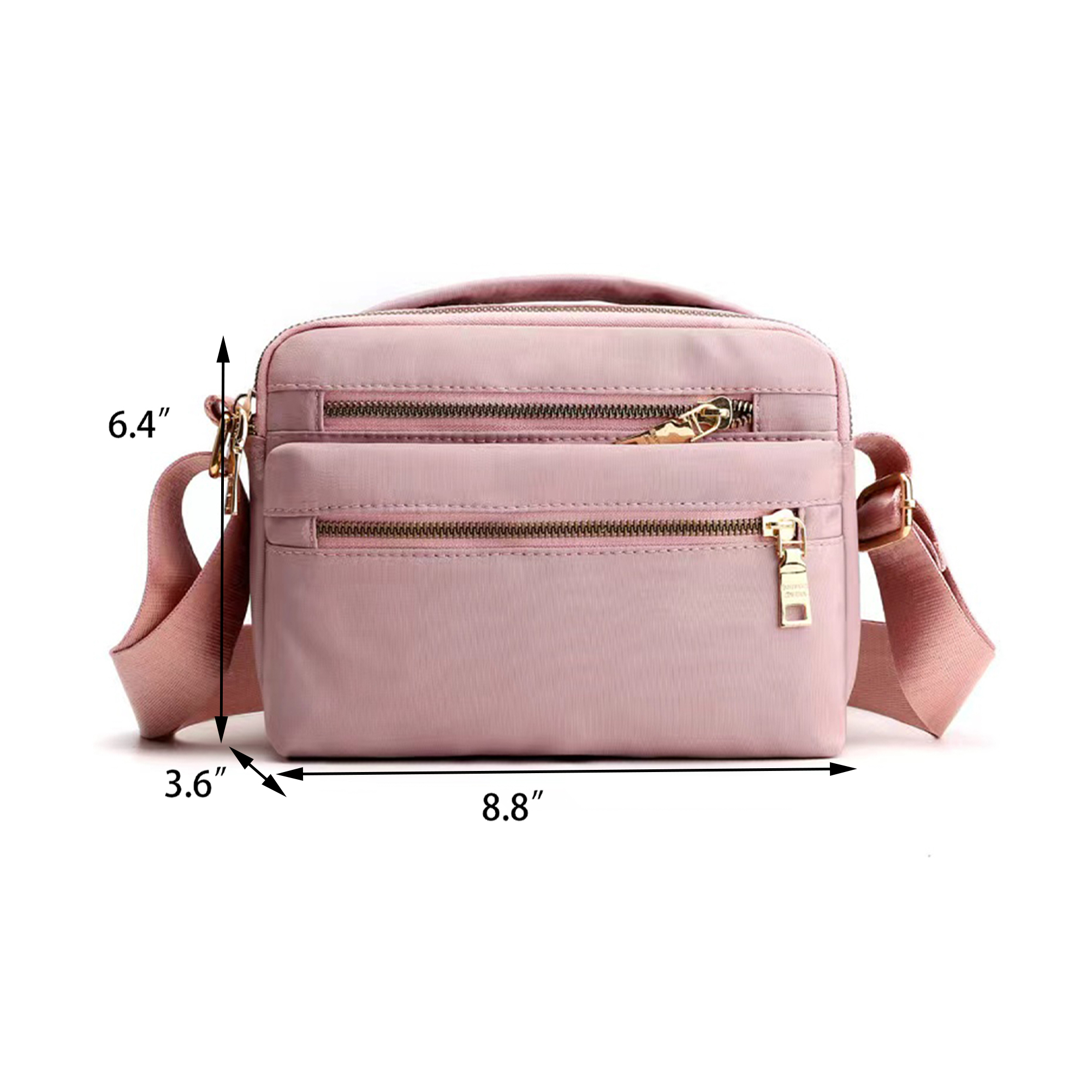 Adjustable Strap 4 Zipper Belt Bag 3