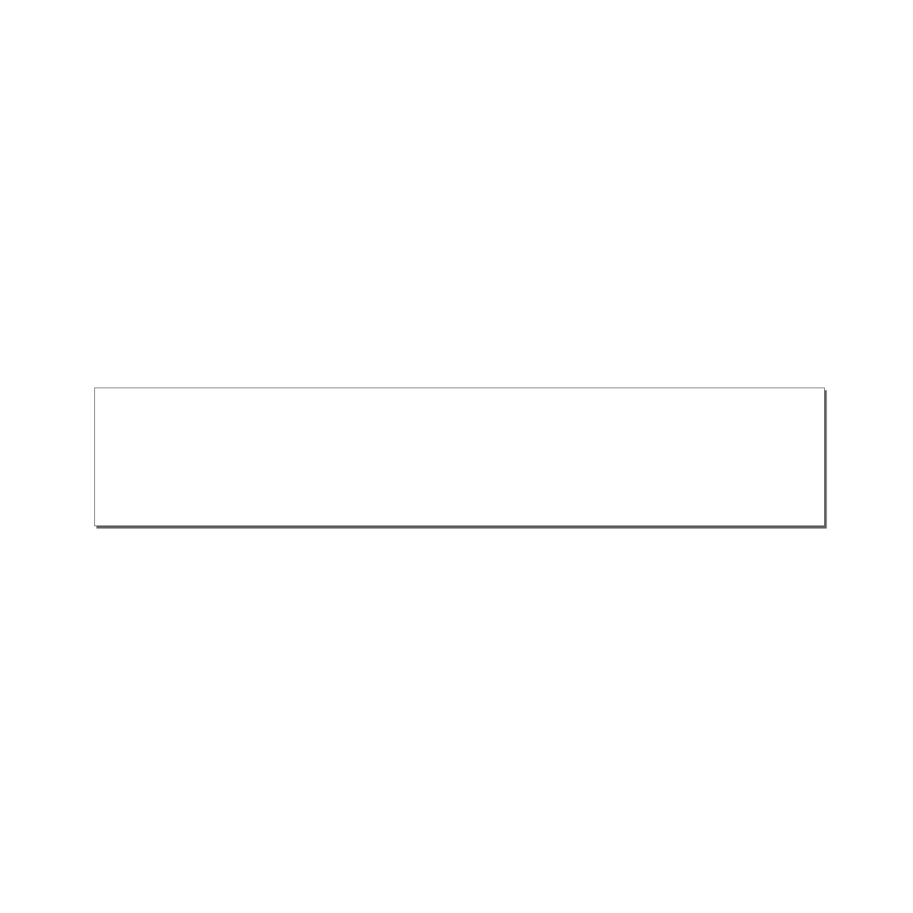 Rectangle 1.5" x 8" NoteKeeper™ Magnet 20 Mil 3