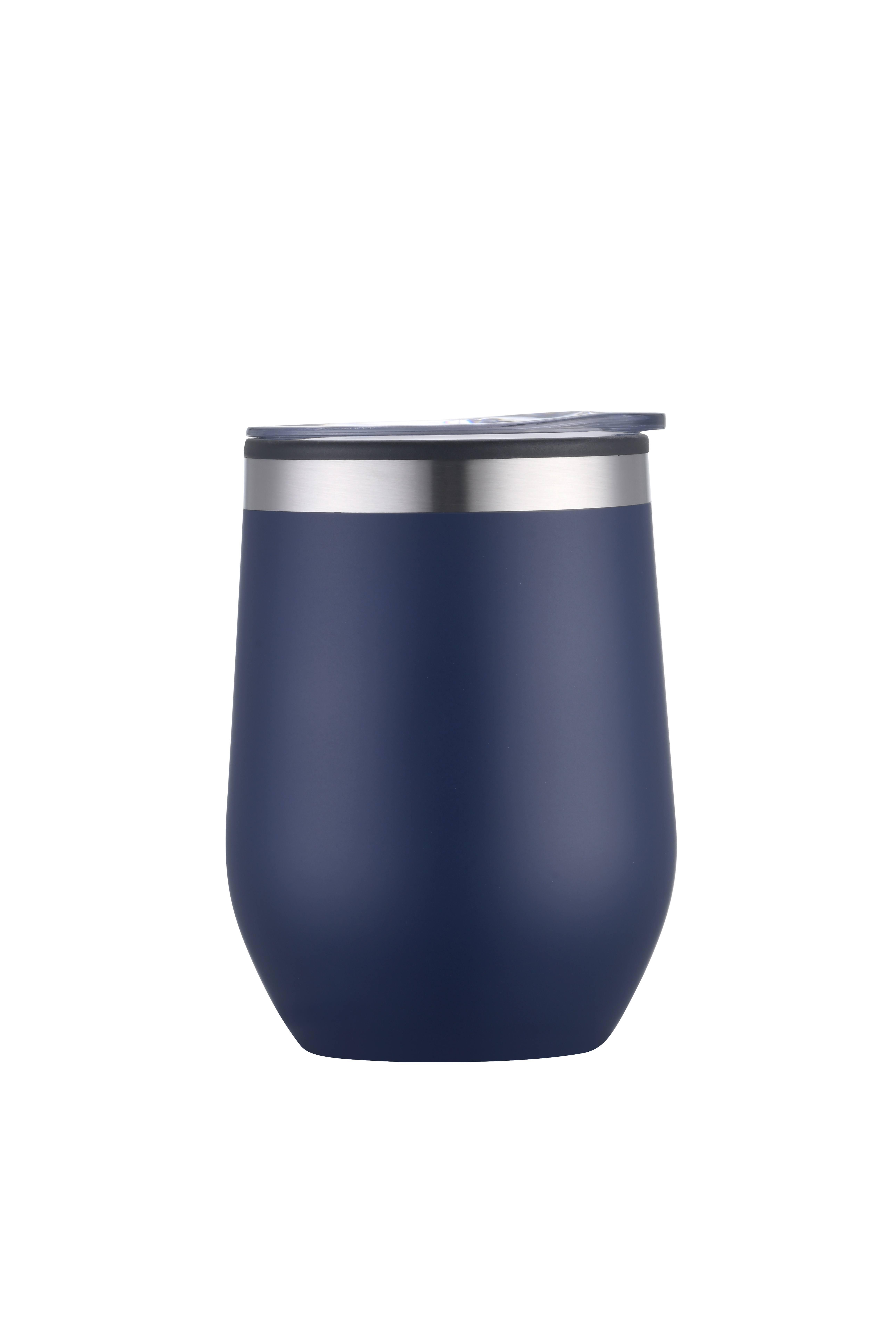 12 oz Navy Double Wall Wine Cup 2