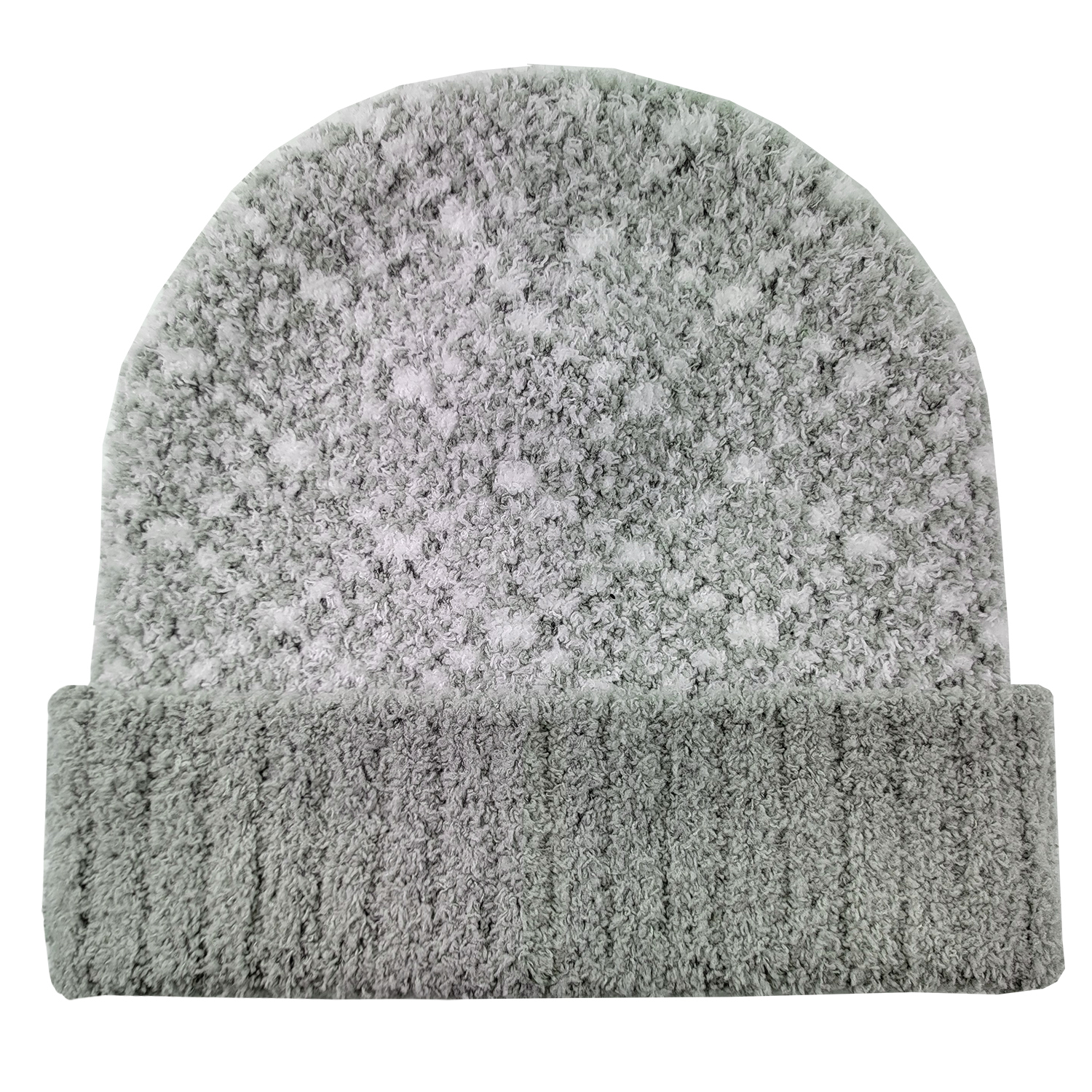 Rolled Fuzzy Beanie Cap & Sherpa Lined Fuzzy Socks Combo 2