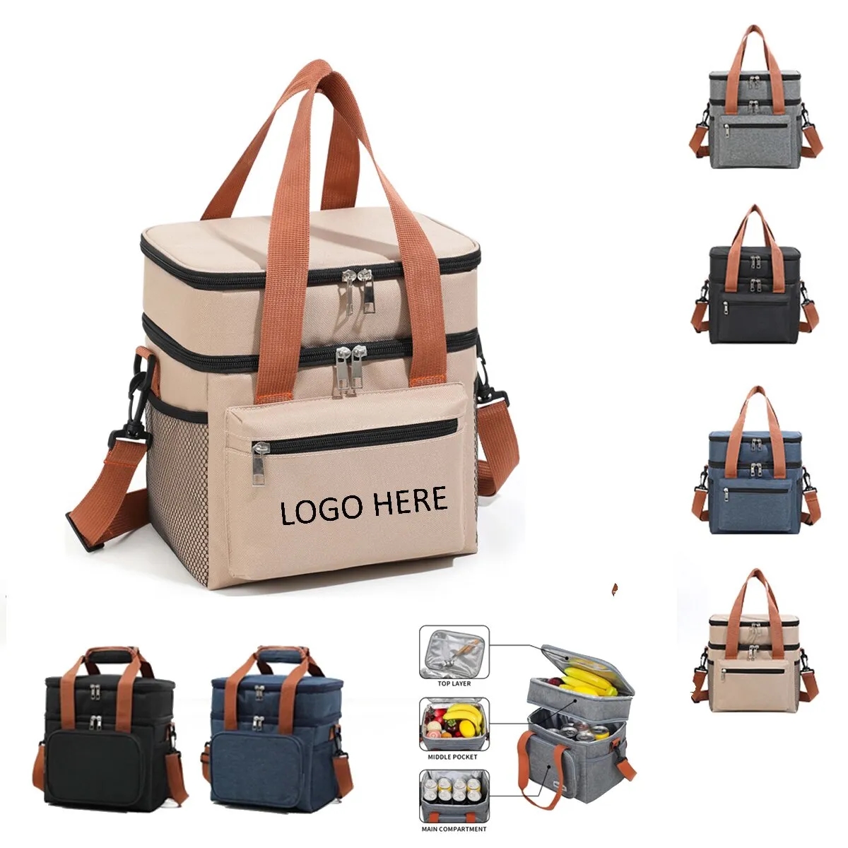 Large Picnic Ice Backpack 2