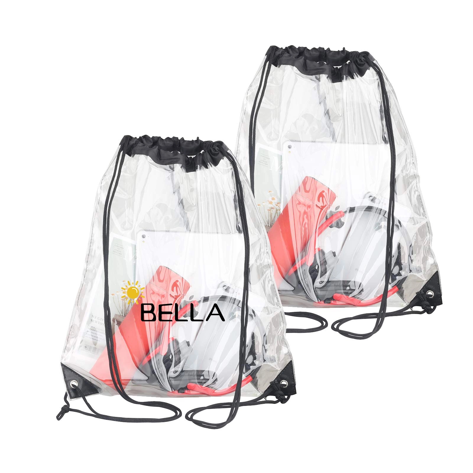 Clear Drawstring Bags 1